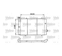 VALEO Radiatore Radiatore Acqua Motore Per Peugeot 309 II 3C 3A 1.4