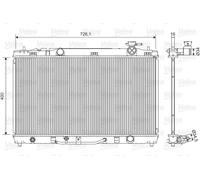Valeo Radiatore Radiatore Acqua Per Toyota Camry Berlina XV4 2.4