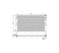 Valeo Radiatore motore 701577 – Alluminio – per Mitsubishi Outlander II 2.0 di‑D
