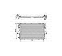 VALEO Radiatore, Raffreddamento motore 701654