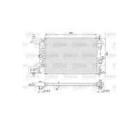 VALEO Radiatore, Raffreddamento motore 701723