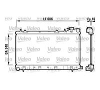 Valeo Radiatore motore 732410 – Alluminio, alette saldate per Subaru Forester