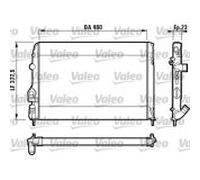 VALEO Radiatore, Raffreddamento motore 732559