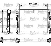 VALEO 732692 Radiatore motore