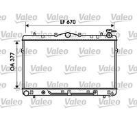 VALEO 734258 Radiatore motore