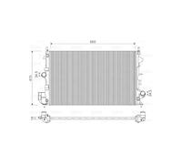 VALEO 734982 Radiatore motore