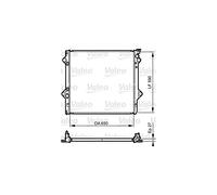 Valeo Radiatore motore VA735569 – Alluminio per Toyota Land Cruiser Prado J12 4.0