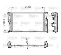 Radiatore, raffreddamento motore VALEO 735612