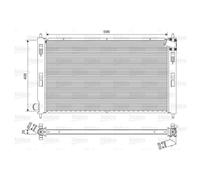 Valeo Radiatore motore 701577 – Alluminio – per Mitsubishi Outlander II 2.0 di‑D