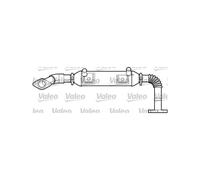 VALEO Refrigeratore Ricircolo Gas EGR Per Fiat Stilo Bravo II Alfa Romeo 147