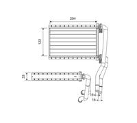 VALEO 811535 Scambiatore calore per riscaldamento abitacolo