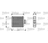 VALEO 812323 Scambiatore calore per riscaldamento abitacolo