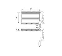 VALEO 811568 Scambiatore calore per riscaldamento abitacolo