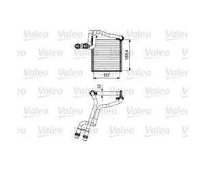 VALEO Scambiatore Di Calore Radiatore Per VW Golf Plus 1.4 TSI Jetta IV 1.2