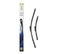 VALEO Silencio Tergicristalli VF839 Kit di Spazzole tergicristallo originali Flat Blade ad Alte Prestazioni, Maggior Visibilità su Strada 650mm/380mm Anteriore Confezione da 2 577839