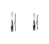 VALEO Silencio - Coppia di Spazzole Tergicristallo Premium Ibride per la Sostituzione del Ricambio Originale per Tutte le Stagioni VH134 + VH130 - Anteriore, Lunghezze: 650mm + 550mm - 574734 + 574730