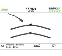 VALEO SILENCIO FLAT BLADE SET Tergicristalli adatto per MERCEDES-BENZ