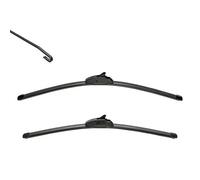 VALEO Silencio Tergicristalli VF366 Kit di Spazzole tergicristallo originali Flat Blade ad Alte Prestazioni, Maggior Visibilità su Strada 550mm/550mm Anteriore Confezione da 2 574466