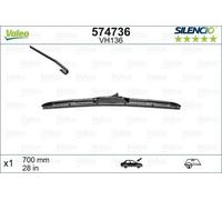 VALEO SILENCIO HBLADE Tergicristalli adatto per PEUGEOT iOn Schrägheck 700mm