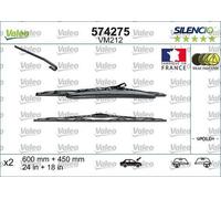 VALEO SILENCIO PERFORMANCE SILENCIO CONVENTIONAL SET Tergicristalli