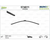 Valeo Spazzola tergicristallo posteriore Silencio VR264 574611 1 pezzo