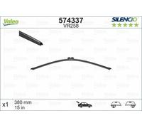 Valeo Silencio Piatto Spazzola Tergicristallo - Posteriore - 15 " - Per Volvo
