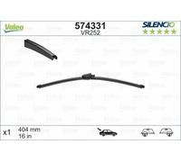 Valeo Silencio Piatto Spazzola Tergicristallo - Posteriore - 16 " - Si Skoda