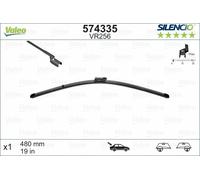 Valeo Silencio Piatto Spazzola Tergicristallo - Posteriore - 19 " - Per Ford