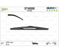 VALEO Tergicristalli 574086 Spazzole Tergi FIAT,NISSAN,OPEL,Sedici (FY_),LEAF,Leaf (ZE1_),AGILA (B) (H08),4008 SUV,CX-3 (DK),SWIFT III (MZ, EZ)