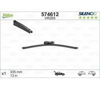 Spazzola tergicristallo VALEO Silencio Xtrm VR265, 335mm, Posteriore, 1 Pezzo