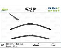 Valeo Silencio Piatto Spazzola Tergicristallo Set - Anteriore - 23 "/ 19 " - Per
