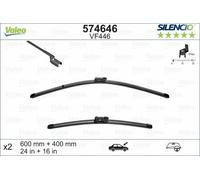 Valeo Silencio Piatto Tergicristallo Set Di Spazzole Ant. 24"/16"
