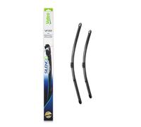 VALEO Silencio Tergicristalli VF301 Kit di Spazzole tergicristallo originali Flat Blade ad Alte Prestazioni, Maggior Visibilità su Strada 530mm/475mm Anteriore Confezione da 2 574302