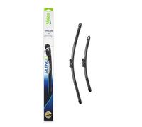 VALEO Silencio Tergicristalli VF338 Kit di Spazzole tergicristallo originali Flat Blade ad Alte Prestazioni, Maggior Visibilità su Strada 550mm/380mm Anteriore Confezione da 2 574338