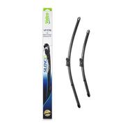 VALEO Silencio Tergicristalli VF376 Kit di Spazzole tergicristallo originali Flat Blade ad Alte Prestazioni, Maggior Visibilità su Strada 600mm/475mm Anteriore Confezione da 2 574476