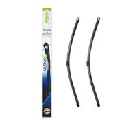 VALEO Silencio Tergicristalli VF402 Kit di Spazzole tergicristallo originali Flat Blade ad Alte Prestazioni, Maggior Visibilità su Strada 650mm/650mm Anteriore Confezione da 2 574311