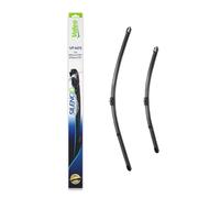 VALEO Silencio Tergicristalli VF405 Kit di Spazzole tergicristallo originali Flat Blade ad Alte Prestazioni, Maggior Visibilità su Strada 650mm/475mm Anteriore Confezione da 2 574314