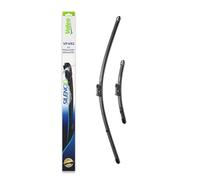 VALEO Silencio Tergicristalli VF492 Kit di Spazzole tergicristallo originali Flat Blade ad Alte Prestazioni, Maggior Visibilità su Strada 700mm/400mm Anteriore Confezione da 2 574692
