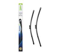 VALEO Silencio Tergicristalli VF820 Kit di Spazzole tergicristallo originali Flat Blade ad Alte Prestazioni, Maggior Visibilità su Strada 530mm/580mm Anteriore Confezione da 2 577820