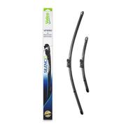 VALEO Silencio Tergicristalli VF890 Kit di Spazzole tergicristallo originali Flat Blade ad Alte Prestazioni, Maggior Visibilità su Strada 750mm/500mm Anteriore Confezione da 2 577890