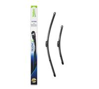 VALEO Silencio Tergicristalli VF916 Kit di Spazzole tergicristallo originali Flat Blade ad Alte Prestazioni, Maggior Visibilità su Strada 600mm/400mm Anteriore Confezione da 2 577916