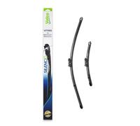 VALEO Silencio Tergicristalli VF986 Kit di Spazzole tergicristallo originali Flat Blade ad Alte Prestazioni, Maggior Visibilità su Strada 680mm/350mm Anteriore Confezione da 2 577986