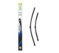 VALEO Silencio VF487 Kit di Spazzole tergicristallo originali Flat Blade ad Alte Prestazioni, Maggior Visibilità su Strada, Facile Installazione 650mm/500mm Confezione da 2 574687