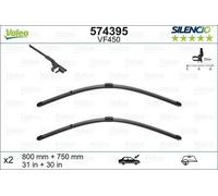 VALEO SILENCIO X.TRM SILENCIO FLAT BLADE SET Tergicristalli