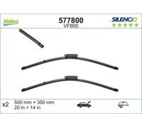 VALEO SILENCIO X.TRM Tergicristalli per RENAULT Twingo III Schrägheck (BCM)