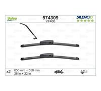 VALEO Tergicristallo Frontale Adatto A per Renault Scénic II JM0 1