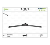 VALEO Tergicristallo Tergicristalli Adatto A per Toyota Yaris P9 Ford Ka RU8