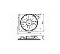 Valeo Ventola, Raffreddamento Motore 696882