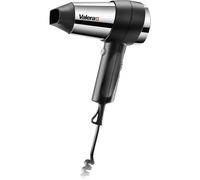 Valera Action 1800 Push 542.14 schwarz Asciugacapelli Nero Cromo