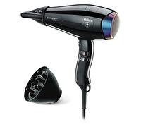 Valera ePower 2020 Crystal Black , asciugacapelli professionale a ioni, phon ad elevate prestazioni ed eco-friendly con motore digitale, 1600 watt, Nero